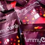 Dark Orange pouch bags 100g Belgian chocolate covered Yummycomb honeycomb