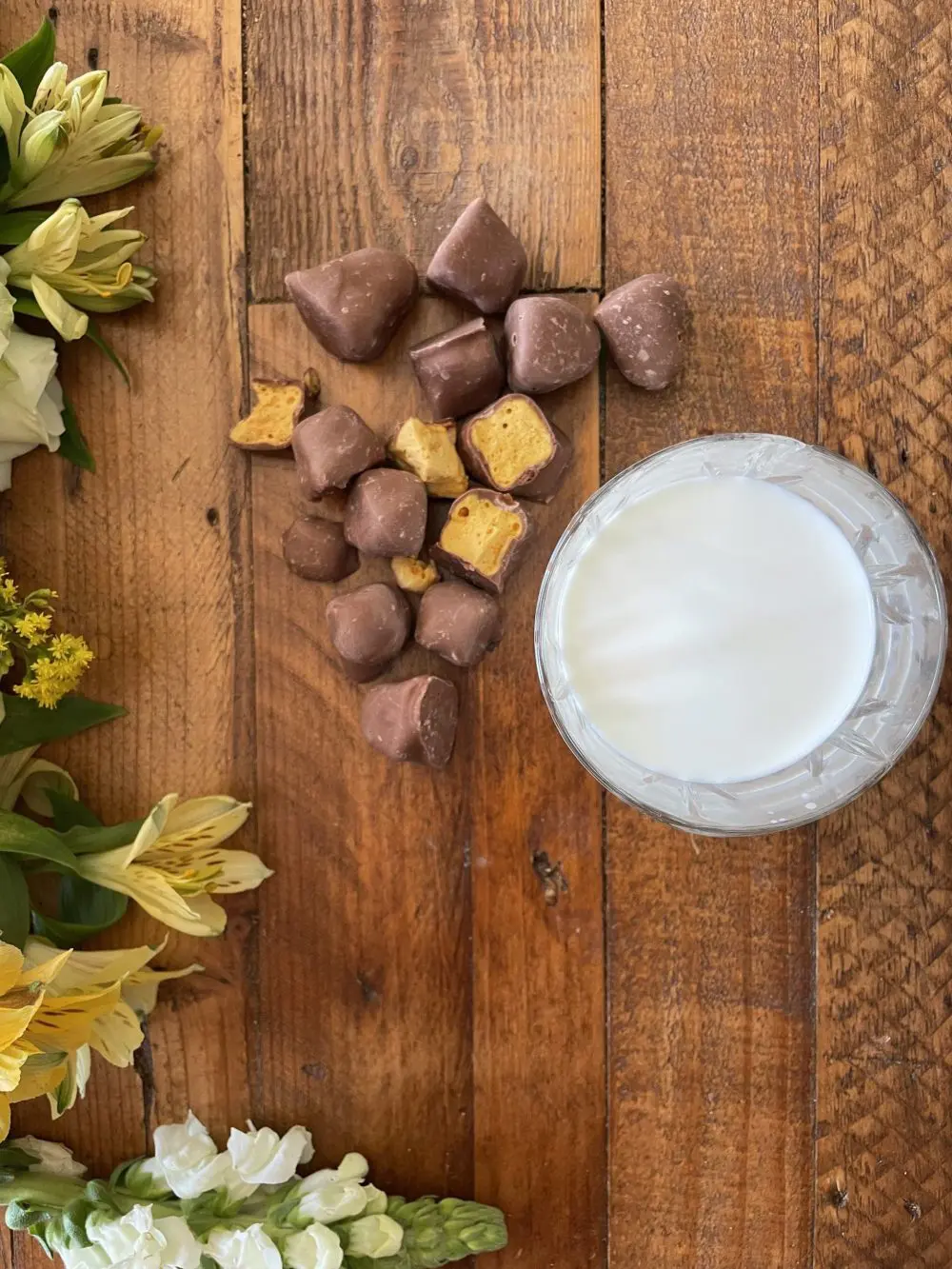Yummycomb Premium Belgian Milk chocolate coated handmade honeycomb in a Yorkshire kitchen