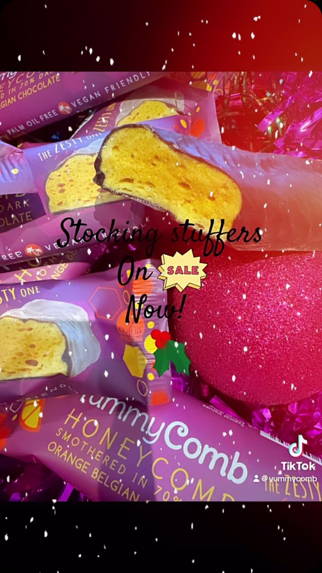 SALE 10% off bars! 
Get your stockings sorted & stuffed with Yummycomb! 
Offer ends 8th December.  #christmas #supportsmallbusiness #yummyfood #yummyinmytummy #stockingstuffers #stockingfillers #gifts #giftideas #thesweetest #sale