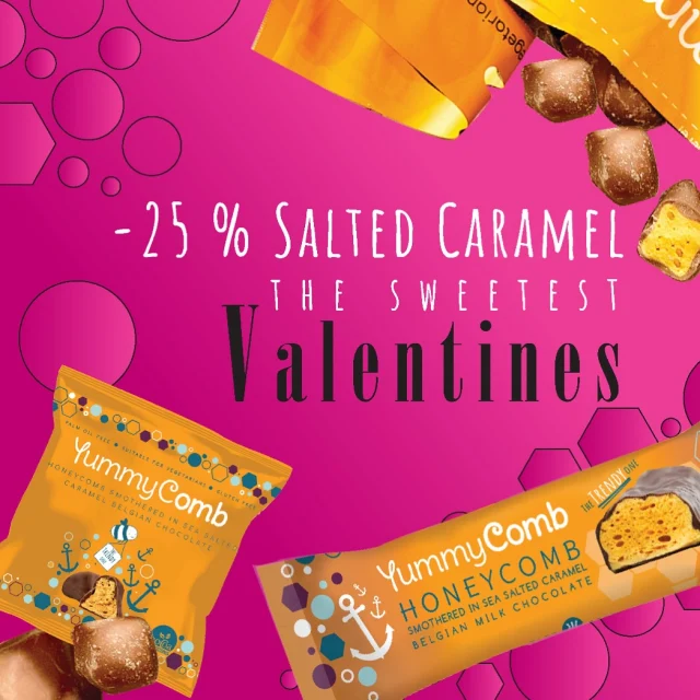 F L A S H  O F F E R  E N D S  3rd  F E B 🌟T O N I G H T 🌟 Don’t miss out – stock up now and spread the sweetness! 😋🫶
Love is in the air – and so is the irresistible taste of YummyComb Salted Caramel. This Valentine’s, treat yourself (or someone special) to the perfect balance of salted caramel taste and sweet golden honeycomb crunch.
For a limited time only – enjoy 25% OFF across our entire Salted Caramel range!

⏳ Ends Tonight. Monday 3rd February at midnight!

💛 Team YummyComb.
#offer #valentine #valentinesoffer #sale #flashsale #yummy #yummycombo #yummyyummy #yummycomb #sweetest #sweetestoffer #sweetsale #seasaltedcaramel #saltedcaramel #honeycomb #cindertoffee #honeycombsale #chocolateoffer #sweetlikechocolate #chocolatelovers